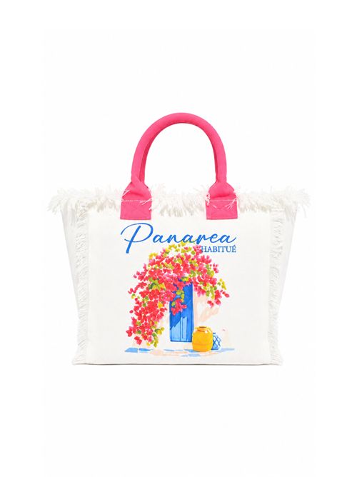 Borsa Vanity Panarea Habitué in canvas di cotone  Mc2 Saint Barth | VANI00108980L
